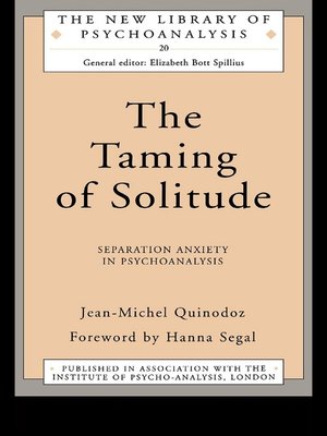 cover image of The Taming of Solitude